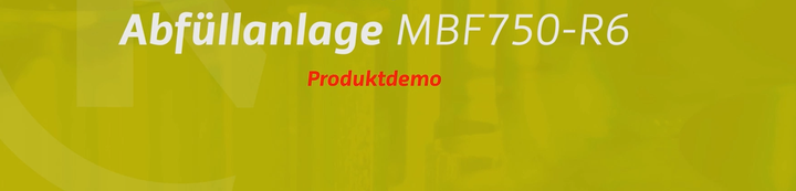 Abfüller MBF750-R6