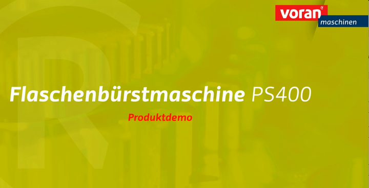 Flaschenbürstmaschine PS400